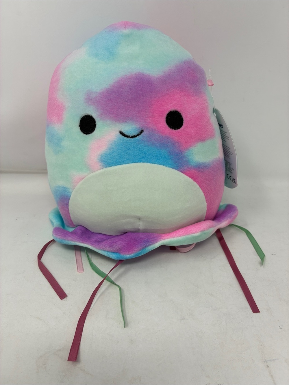 Squishmallows 7.5 inch Krisa the Pink & Blue Tie-Dye Jellyfish-Stuffed Plush Toy